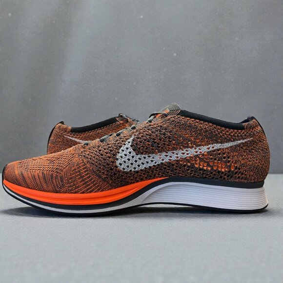Nike Flyknit Racer (2016) Total Orange Mens Running Shoes Size 13 526628 810 NEW main image 6